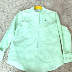 Long Sleeve Gingham Vineyard Vines Shirt